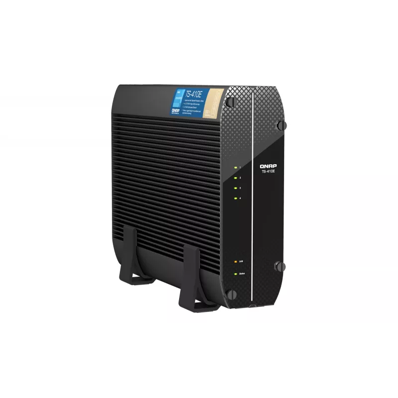 QNAP TS-410E NAS Tower Intel® Celeron® J6412 8 GB 0 TB QNAP QTS nero