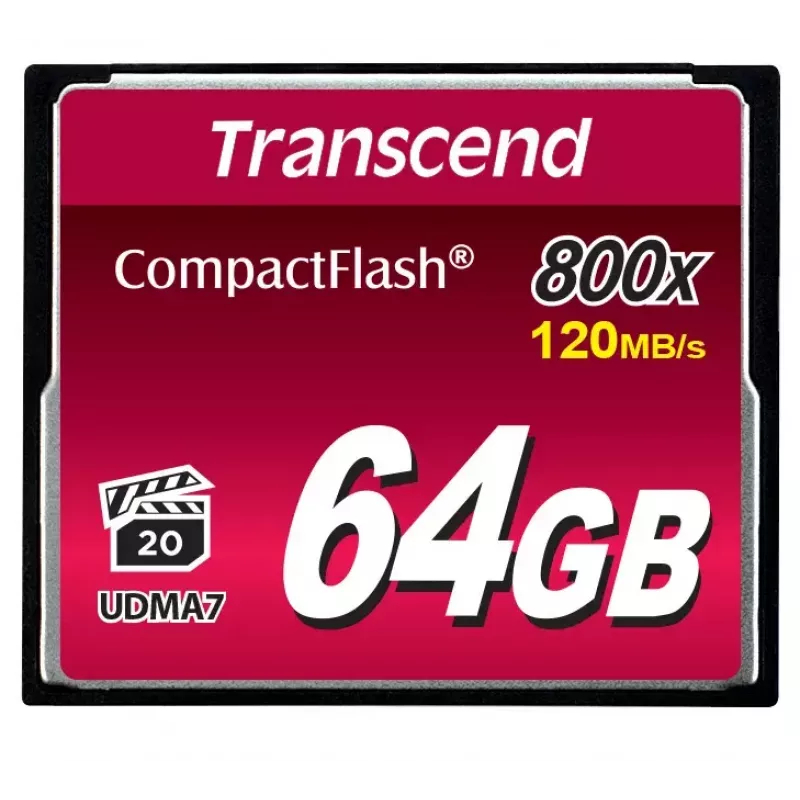 Memoria flash Transcend 64 GB CompactFlash 800x TS64GCF800
