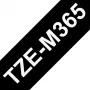 Brother TZE-M365 nastro per etichettatura bianco su nero