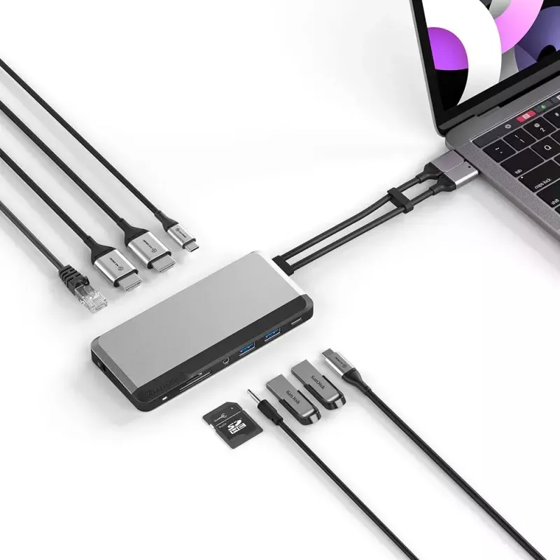 Docking station ALOGIC 10-in-1 Dual USB-C Super Dock