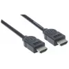 Manhattan 306119 cavo HDMI, HDMI maschio-maschio, schermato, 1,8 m, nero