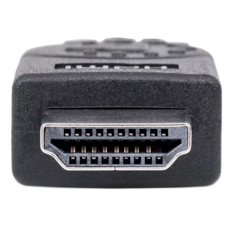 Manhattan 306119 cavo HDMI, HDMI maschio-maschio, schermato, 1,8 m, nero