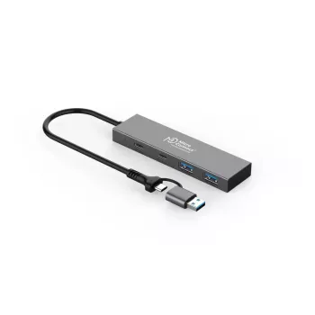Microconnect UC0066-5G-USB-C-4IN1 hub interfacce USB-C 4 porte