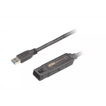 ATEN cavo di prolunga USB3.2 Gen1 15 m, 15 m, USB A, USB A, USB 3.2 Gen 1 (3.1 Gen 1), 5 Gbit/s, nero