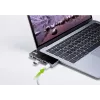 Dock da viaggio USB-C ATEN con pass-through di corrente, universale, USB Type-C, nero, argento
