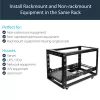 StarTech.com guide rack universali per server 19 pollici fisse 3U con profondità regolabile