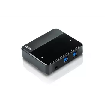 Switch di condivisione periferiche USB 3.0 2 porte ATEN, 5 Gbit/s, Micro-USB Type-B, nero, plastica, 0 - 40 °C, -20 - 60 °C