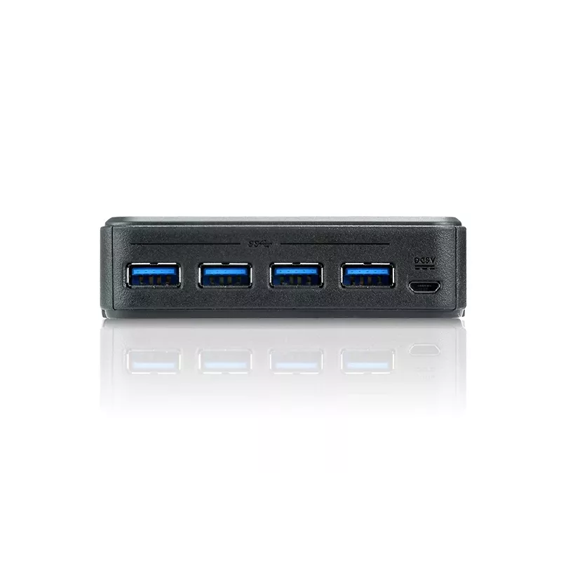 Switch di condivisione periferiche USB 3.0 2 porte ATEN, 5 Gbit/s, Micro-USB Type-B, nero, plastica, 0 - 40 °C, -20 - 60 °C