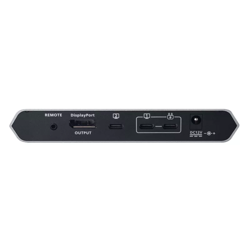 Switch dock KVM USB-C DisplayPort 4K 2 porte ATEN con Power Pass-through