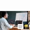 Switch dock KVM USB-C DisplayPort 4K 2 porte ATEN con Power Pass-through