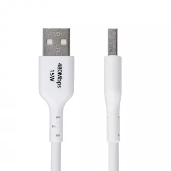 StarTech.com Cavo di ricarica USB-A a USB-C 3m (9.8ft), ricarica e sincronizzazione, 3A, USB 2.0, guaina TPE – Cavo di ricarica USB bianco