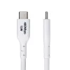 StarTech.com Cavo di ricarica USB-A a USB-C 3m (9.8ft), ricarica e sincronizzazione, 3A, USB 2.0, guaina TPE – Cavo di ricarica USB bianco