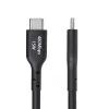 StarTech.com Cavo di ricarica USB-A a USB-C 4m (13ft), ricarica e sincronizzazione, 3A, USB 2.0, guaina TPE – Cavo di ricarica USB nero