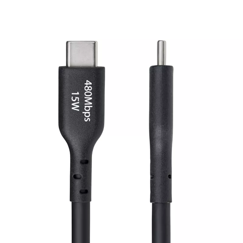 StarTech.com Cavo di ricarica USB-A a USB-C 4m (13ft), ricarica e sincronizzazione, 3A, USB 2.0, guaina TPE – Cavo di ricarica USB nero