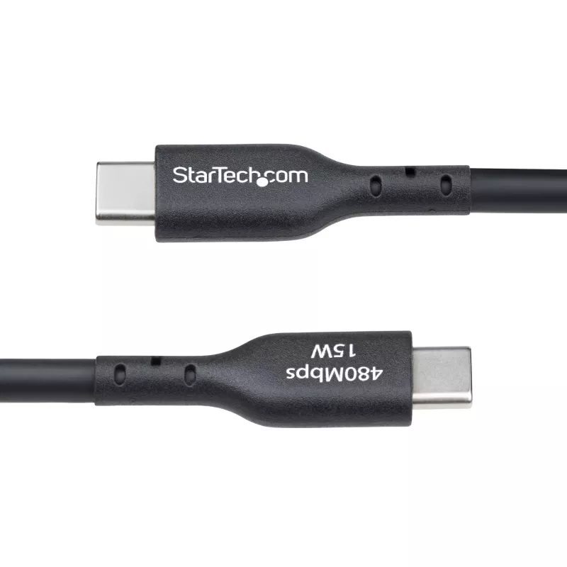 StarTech.com Cavo di ricarica USB-A a USB-C 4m (13ft), ricarica e sincronizzazione, 3A, USB 2.0, guaina TPE – Cavo di ricarica USB nero