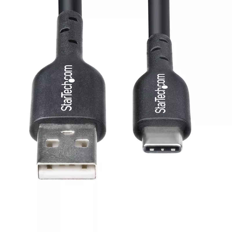 StarTech.com Cavo di ricarica USB-A a USB-C 4m (13ft), ricarica e sincronizzazione, 3A, USB 2.0, guaina TPE – Cavo di ricarica USB nero