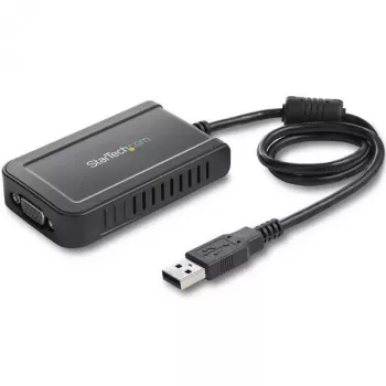 StarTech.com Adattatore USB 2.0 a VGA, convertitore USB a monitor VGA per Windows, 1080p (nessun supporto per macOS/ChromeOS/Linux) - TAA