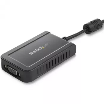 StarTech.com Adattatore USB 2.0 a VGA, convertitore USB a monitor VGA per Windows, 1080p (nessun supporto per macOS/ChromeOS/Linux) - TAA