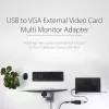StarTech.com Adattatore USB 2.0 a VGA, convertitore USB a monitor VGA per Windows, 1080p (nessun supporto per macOS/ChromeOS/Linux) - TAA