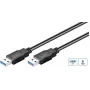 Microconnect USB3.0AA1B Cavo USB USB 3.2 Gen 1 (3.1 Gen 1) 1 m USB A nero