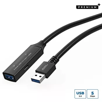Microconnect USB3.0AAF15A Cavo USB USB 3.2 Gen 1 (3.1 Gen 1) 15 m USB A nero