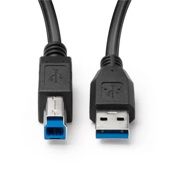 Microconnect USB3.0AB1B Cavo USB USB 3.2 Gen 1 (3.1 Gen 1) 1 m USB A USB B nero