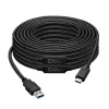 Microconnect USB3.1CA10AMP Cavo USB USB 3.2 Gen 1 (3.1 Gen 1) 10 m USB C USB A nero