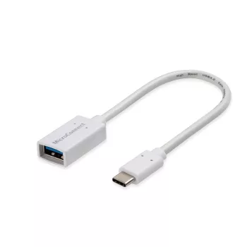 Microconnect USB3.1CAF02W Cavo USB USB 3.2 Gen 1 (3.1 Gen 1) 0,2 m USB C USB A bianco
