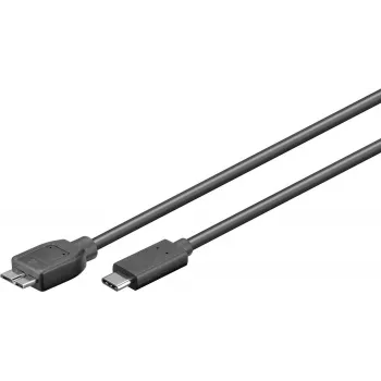 Microconnect USB3.1CAMIB3.06 Cavo USB USB 3.2 Gen 2 (3.1 Gen 2) 0,6 m USB C Micro-USB B nero
