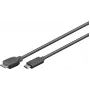 Microconnect USB3.1CAMIB3.06 Cavo USB USB 3.2 Gen 2 (3.1 Gen 2) 0,6 m USB C Micro-USB B nero