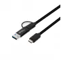 Microconnect USB3.1CCA1 Cavo USB USB 3.2 Gen 1 (3.1 Gen 1) 1 m USB C nero