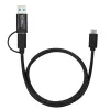 Microconnect USB3.1CCA1 Cavo USB USB 3.2 Gen 1 (3.1 Gen 1) 1 m USB C nero