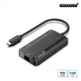 Microconnect USB3.1CCOM16 Dock per laptop/replicatore di porte con filo USB 3.2 Gen 1 (3.1 Gen 1) Type-C grigio