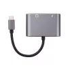 Microconnect USB3.1CETHPDBA Adattatore cavo Adattatore USB C RJ-45 nero