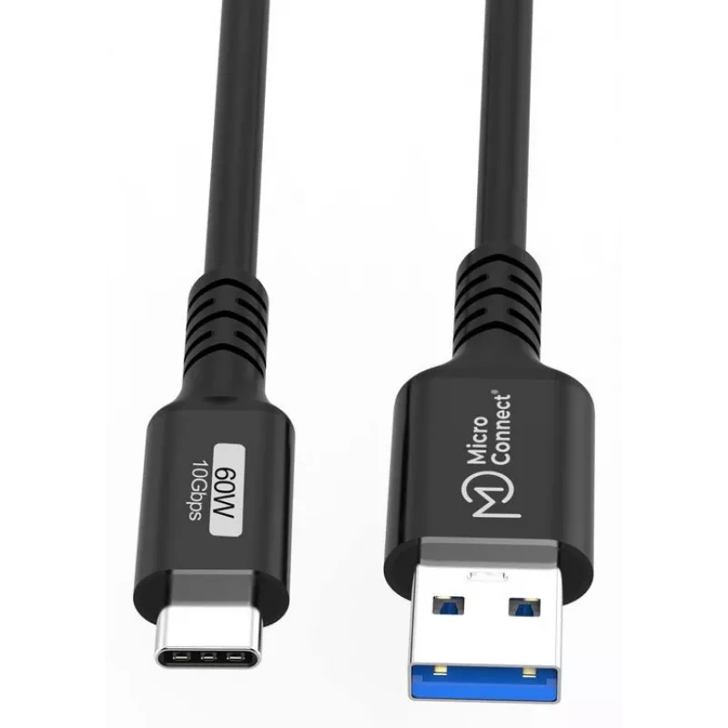 Cavo USB Microconnect USB3.2AC15 1,5 m USB-C USB-A 10 Gbit/s nero