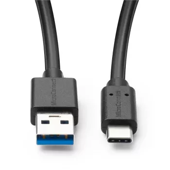 Microconnect USB3.2CA1 Cavo USB USB 3.2 Gen 2 (3.1 Gen 2) 1 m USB A USB C nero