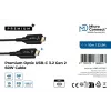 MicroConnect USB3.2CC10OP cavo USB USB 3.2 Gen 2 (3.1 Gen 2) 10 m USB-C nero