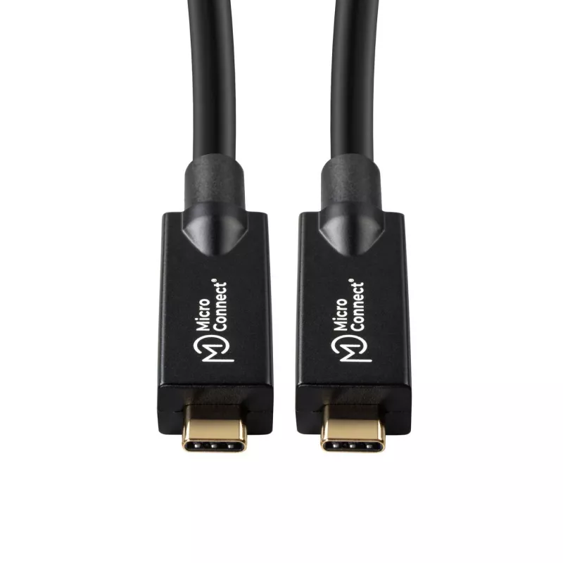 Microconnect USB3.2CC12OP cavo USB USB 3.2 Gen 2 (3.1 Gen 2) 12,5 m USB C nero