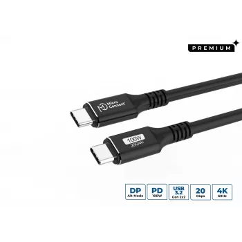 Microconnect USB3.2CC5 cavo USB USB 3.2 Gen 2 (3.1 Gen 2) 5 m USB-C nero