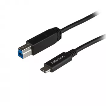StarTech.com cavo USB-B a USB-C 1 m, USB 10 Gbit/s, cavo dati, USB 3.2 Gen 2, cavo per trasferimento dati USB-C