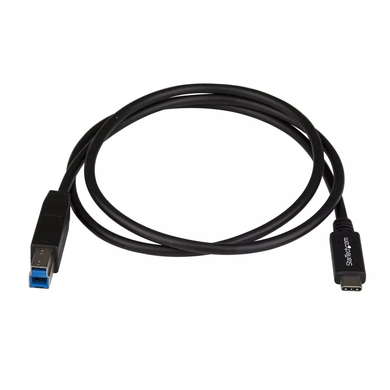 StarTech.com cavo USB-B a USB-C 1 m, USB 10 Gbit/s, cavo dati, USB 3.2 Gen 2, cavo per trasferimento dati USB-C