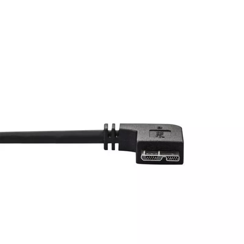 StarTech.com cavo Micro-USB 3.0 sottile – M/M – Micro-USB con angolo a sinistra – 1 m (3 ft)