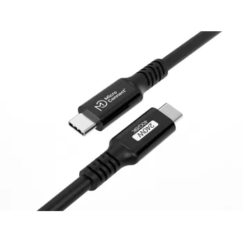 Cavo USB Microconnect USB4CC3-240W 3 m USB4 Gen 3x2 40 Gbit/s nero