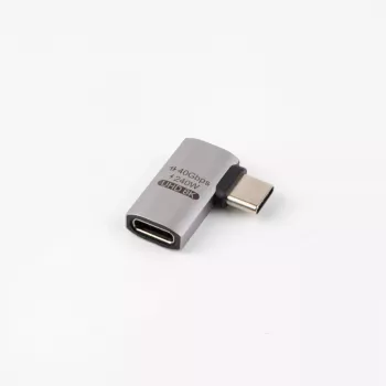 MicroConnect Premium USB4 USB-C adattatore angolare, 40 Gbps, 240 W (USB4-CCFA-240W)