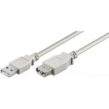 Microconnect USBAAF05 cavo USB USB 2.0 0,5 m USB A grigio