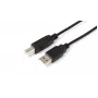 Microconnect USBAB01B cavo USB USB 2.0 0,1 m USB A USB B nero