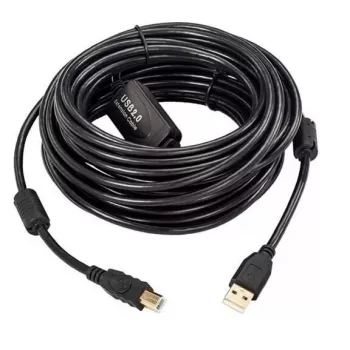 Microconnect USBAB5B-ACTIVE Cavo USB USB 2.0 5 m USB A USB B nero