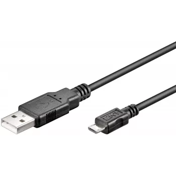 Microconnect USBABMICRO1 Cavo USB USB 2.0 1 m USB A Micro-USB B nero