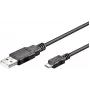 Microconnect USBABMICRO3 Cavo USB USB 2.0 3 m USB A Micro-USB B nero