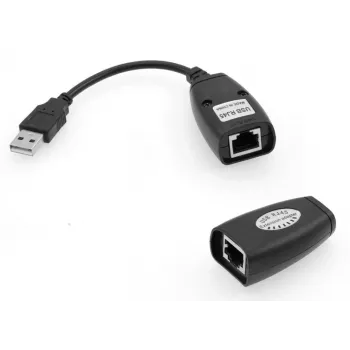 Microconnect USBEXT60M Extender di rete trasmettitore e ricevitore di rete nero